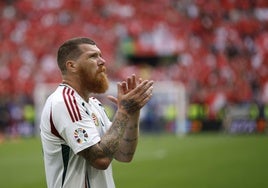 Martin Ádám, el ariete magiar al que critican por su físico