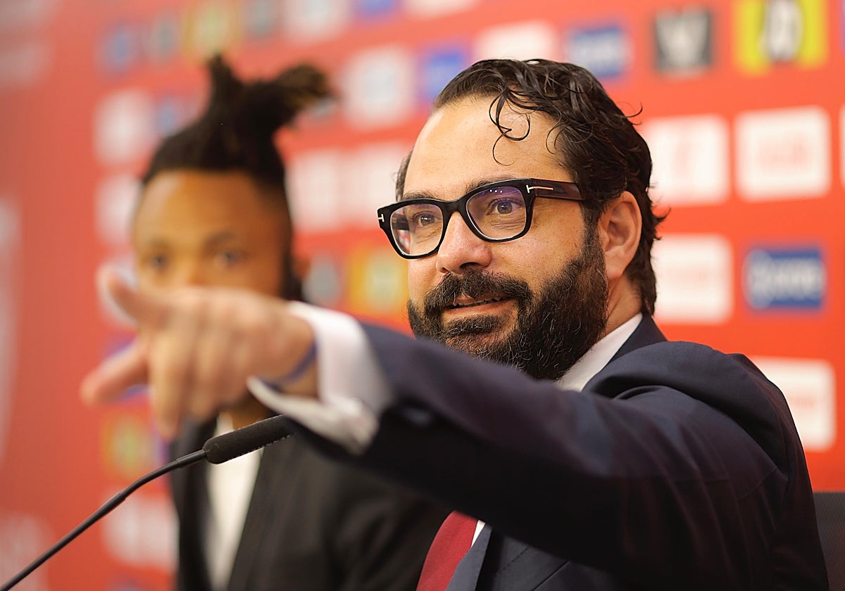 Orta, durante la presentación de Ejuke