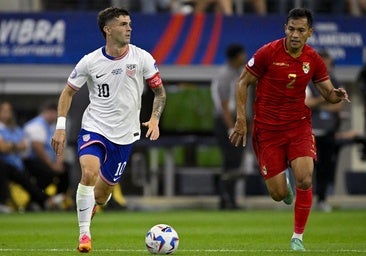 Pulisic guía el triunfal debut de EEUU en 'su' Copa América ante una frágil Bolivia