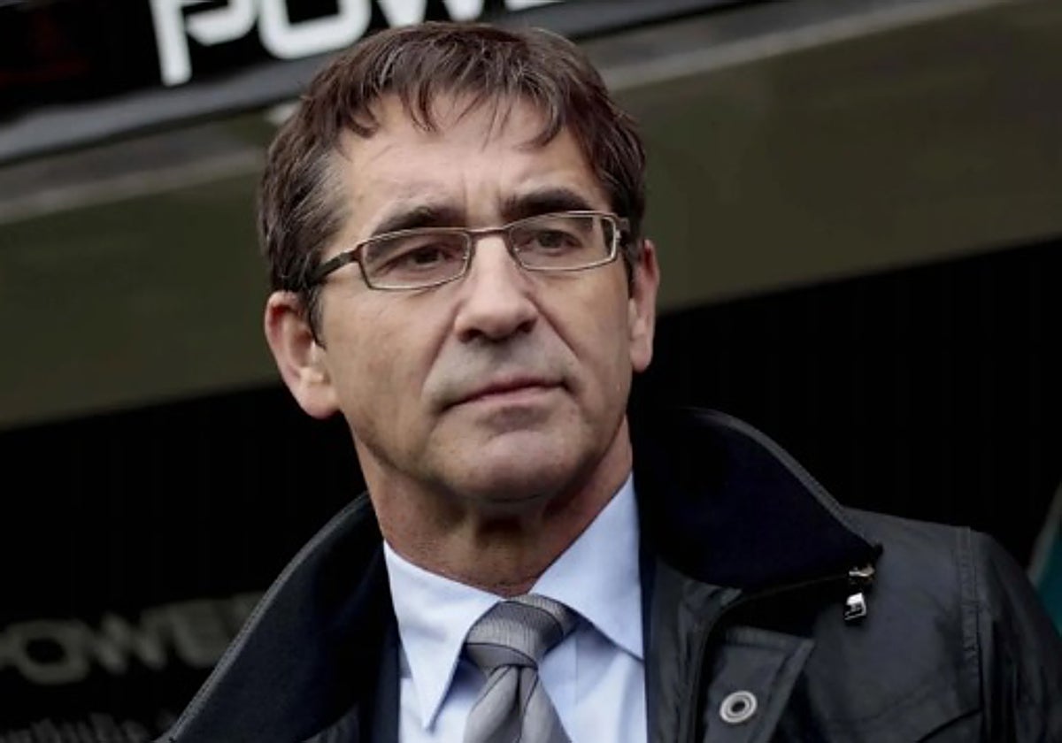 Vázquez, durante su etapa como entrenador del Deportivo de La Coruña