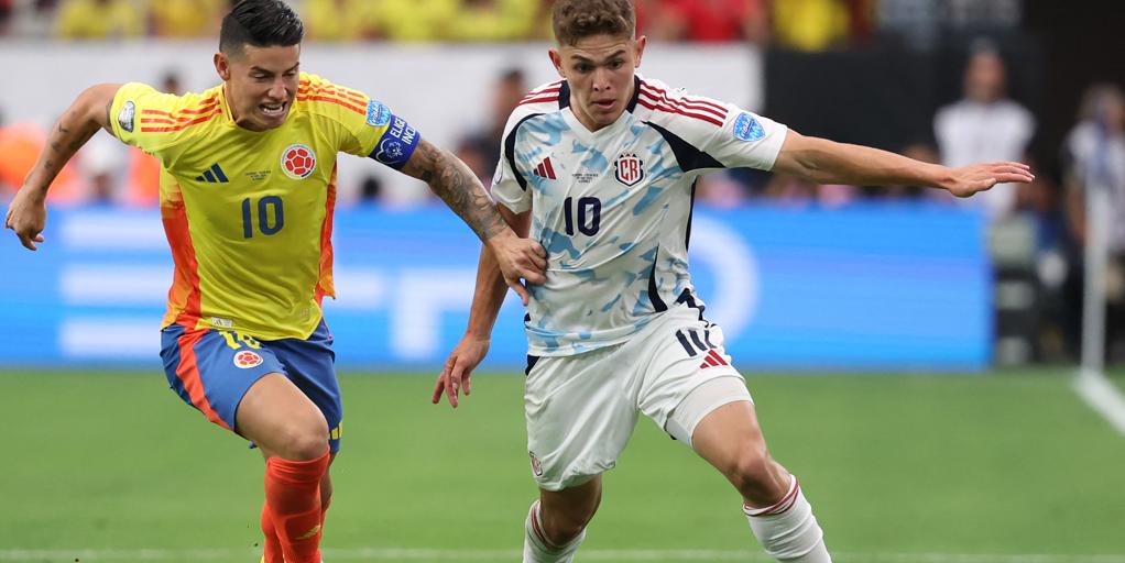Colombia confirma su buena actuación ante Costa Rica y se mete en cuartos de final de la Copa América