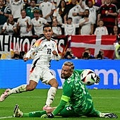 La anfitriona Alemania, de la tormenta a cuartos tras hundir a Dinamarca