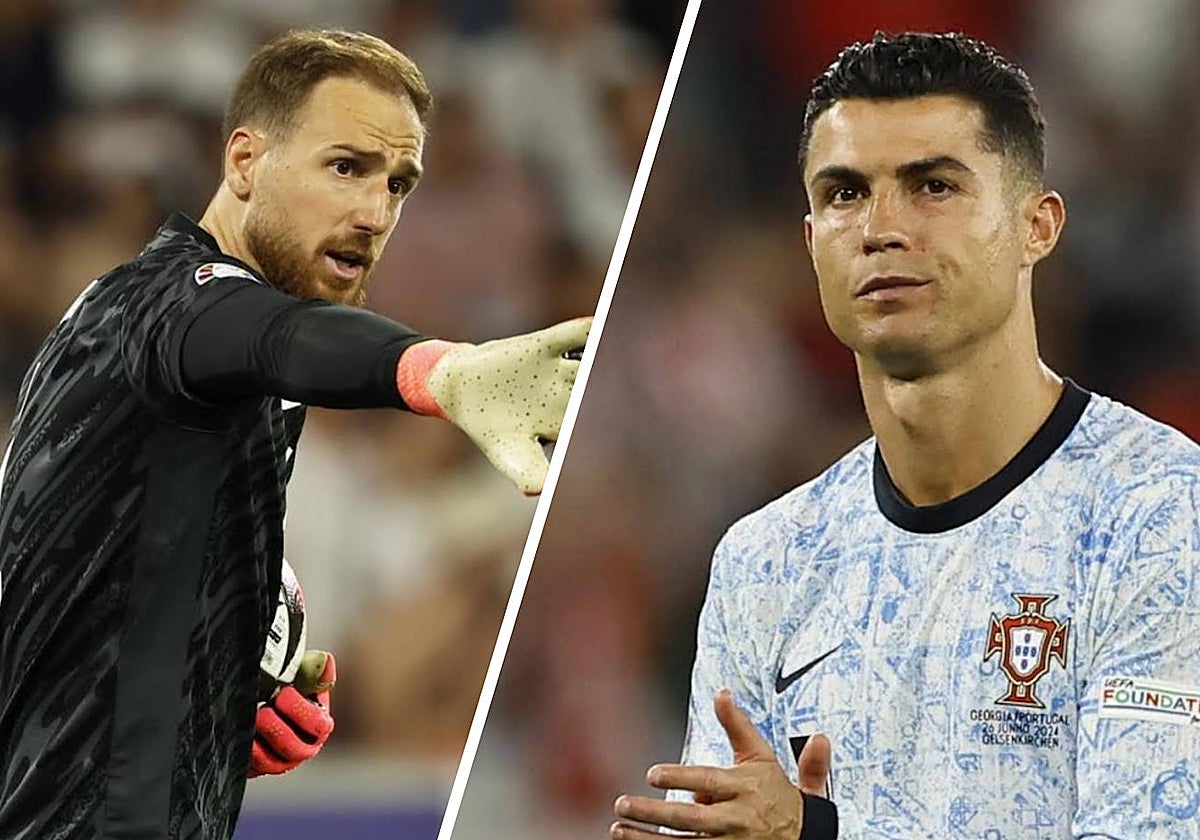 A la izquierda, el portero esloveno Jan Oblak y a la derecha