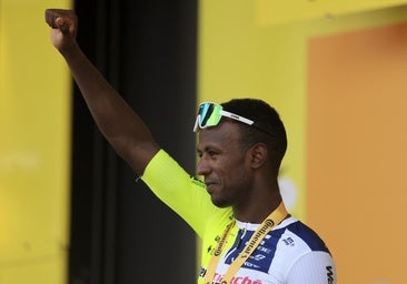 Así es Biniam Girmay, el ciclista negro que hace historia en el Tour