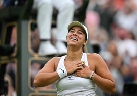 Quién es Jessica Bouzas, la tenista gallega de 21 años que ha dado la sorpresa en primera ronda de Wimbledon