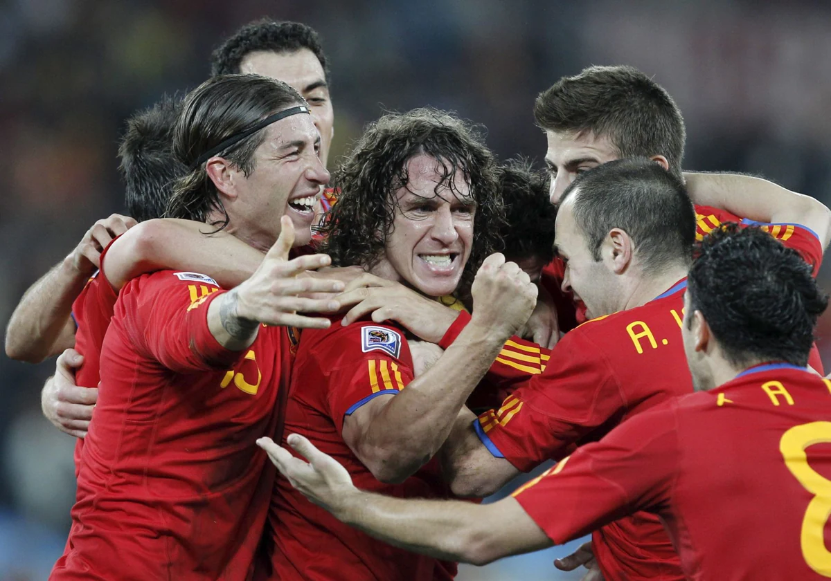 Un gol de Puyol dio la victoria a España en las semifinales del Mundial de 2010