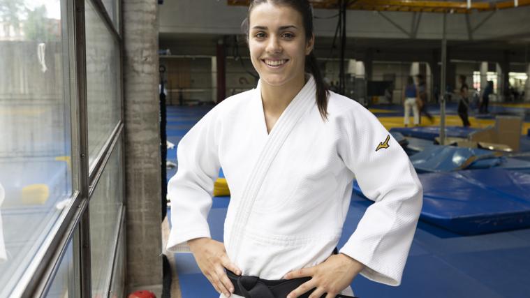 Ariane Toro, durante la entrevita con ABC en el CAR de Madrid.