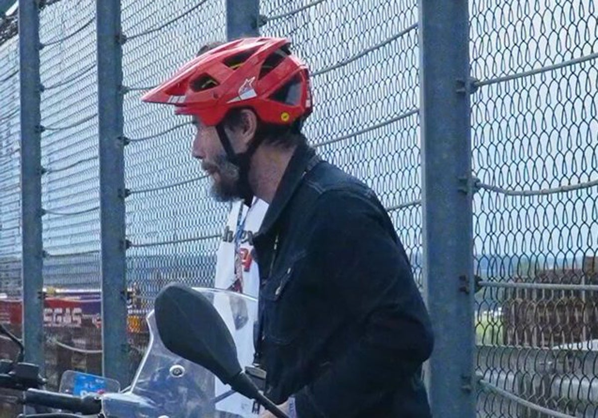 La reacción de Keanu Reeves a la carrera de MotoGP del GP de Alemania