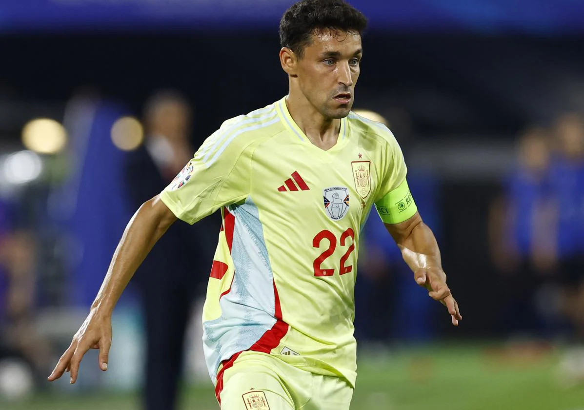 Navas during the match against Albania