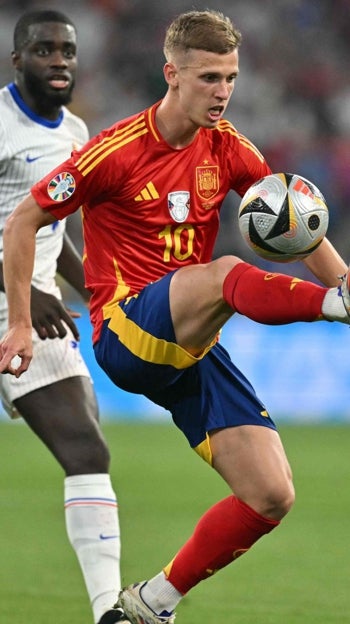 Dani Olmo, autor del segundo gol español