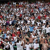 Como Wembley 50.000 ingleses contra 12.000 españoles