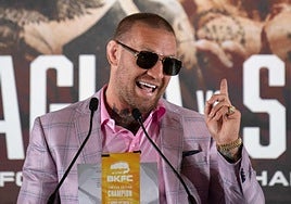 Conor McGregor presenta en Marbella el desembarco de Bare Knuckle en España: «Cualquier luchador quiere estar aquí»