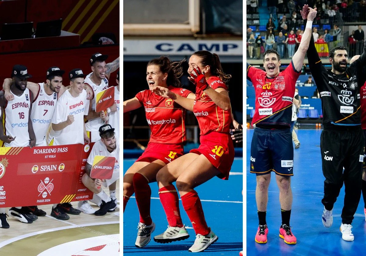 Baloncesto, hockey y balonmano, entre los clasificados