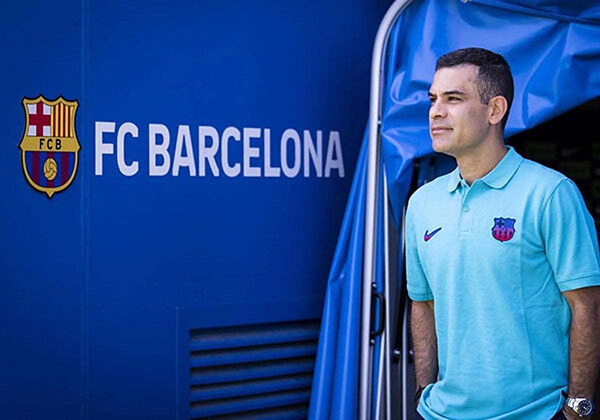 Rafa Márquez, ya extrenador del filial del Barcelona