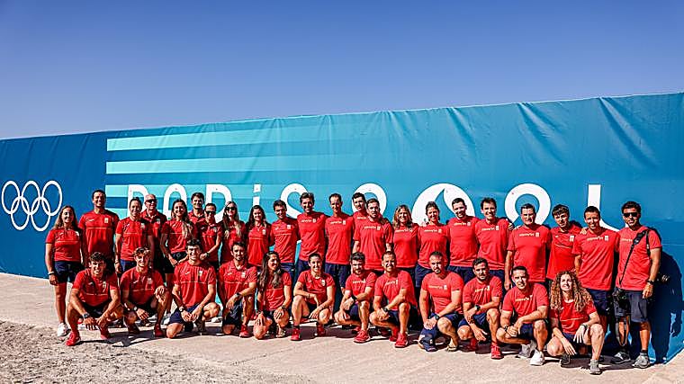 Los 13 regatistas orgullosos de representar a España en París ya están en Marsella