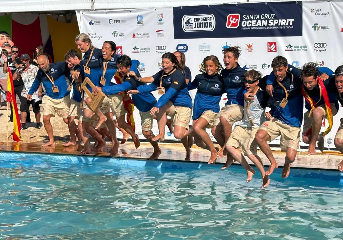 España, campeona de Europa Junior de surf Oros individuales para Annette González-Etxabarri y Dylan Dónegan