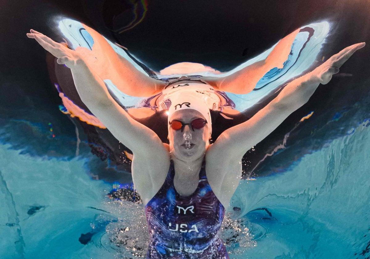 Lilly King, en la piscina de París 2024