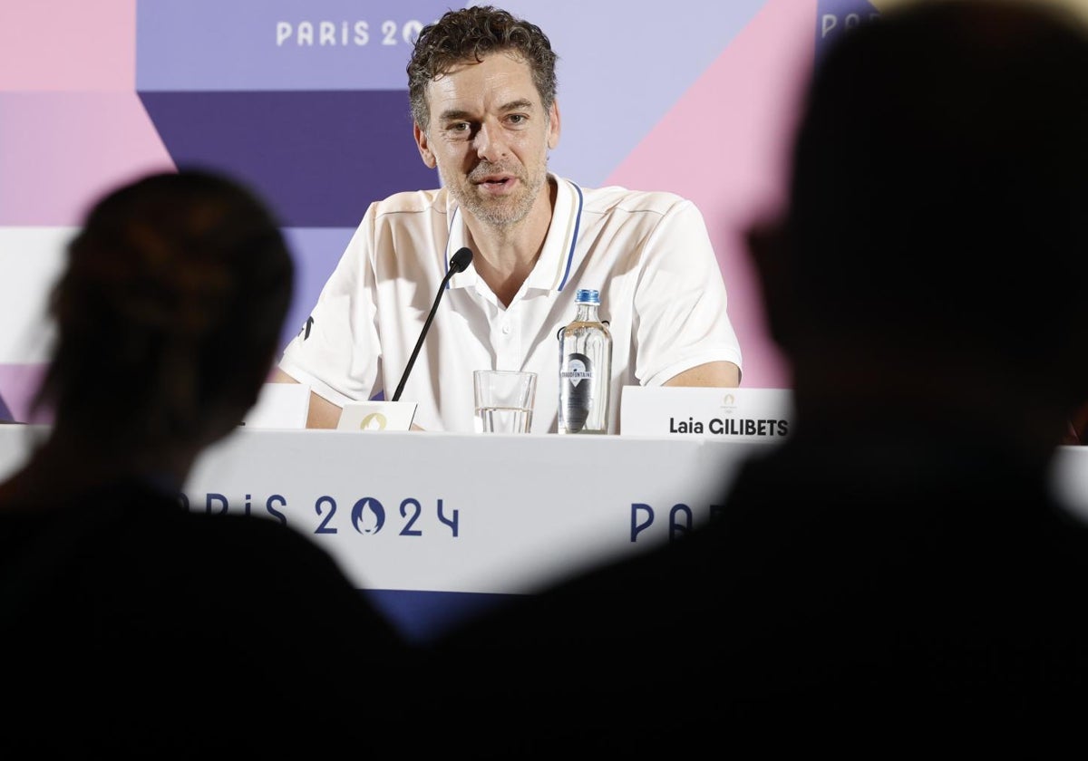 Pau Gasol, durante la rueda de prensa como miembro de la Comisión de Deportistas del COI