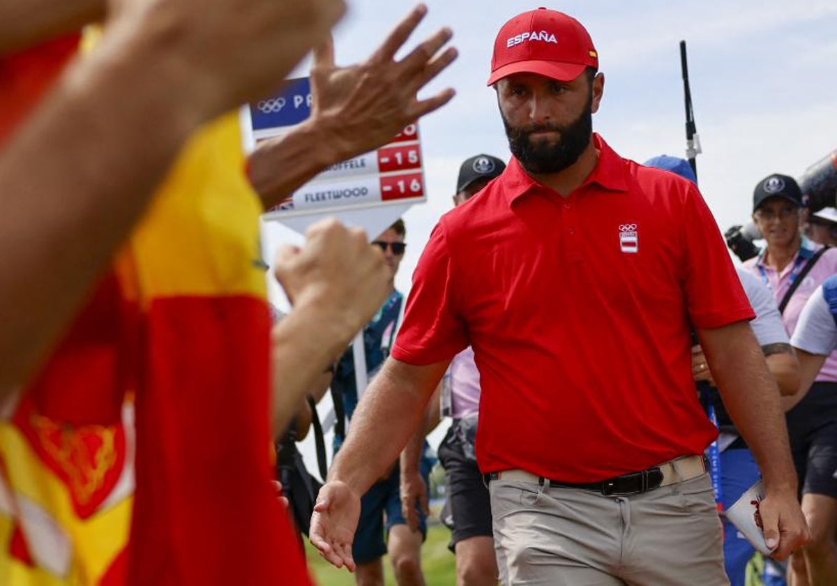 Jon Rahm, durante la última jornada del torneo de golf