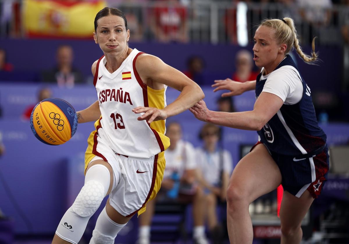 España, en la semifinal de baloncesto 3x3 ante Estados Unidos