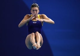 Valeria Antolino toca el cielo en la final de trampolín