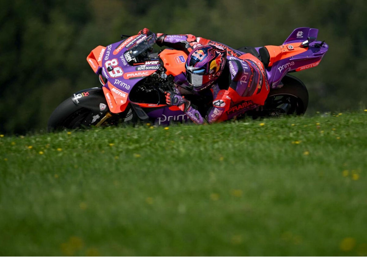 Jorge Martín toma una curva en Red Bull Ring