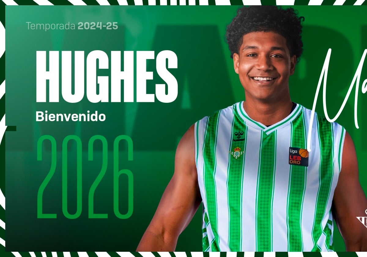 Mark Hughes, nueva baza exterior para el Real Betis Baloncesto 2024-25