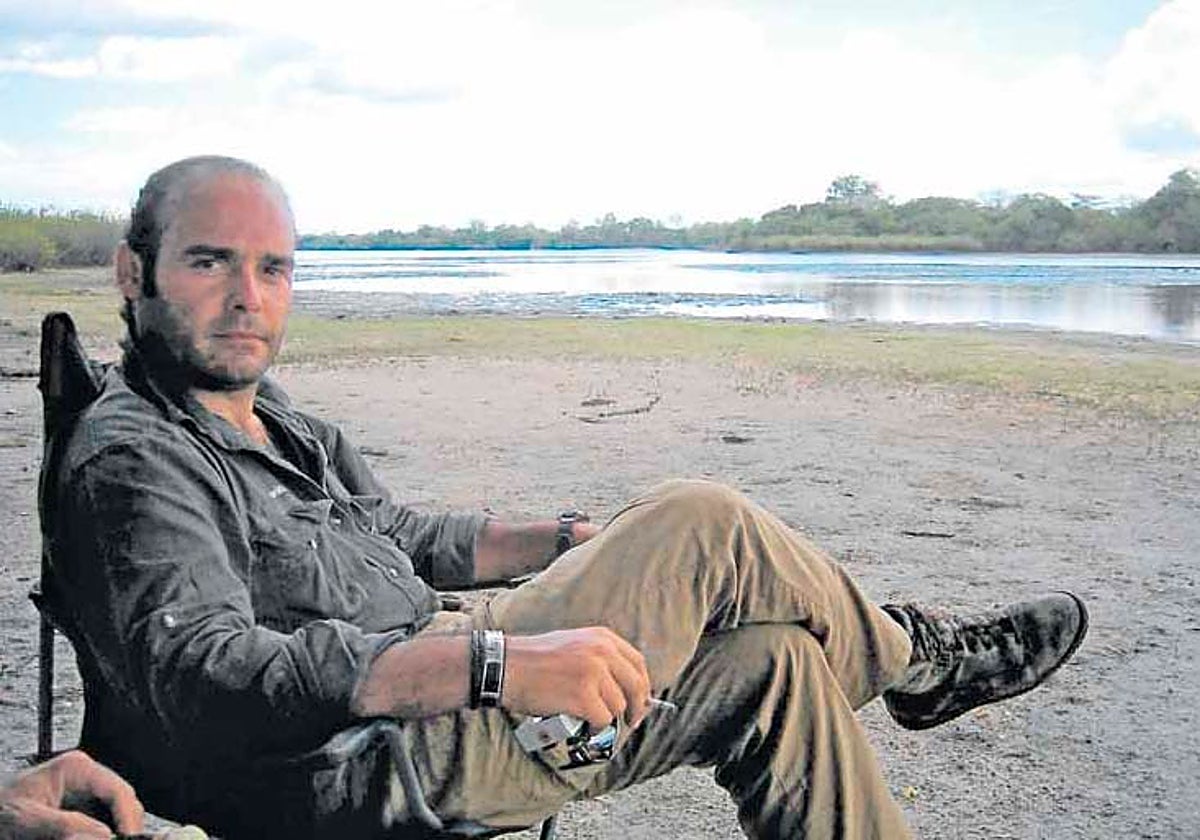 Emilio Sanz-Pastor Rivas en un safari en Tanzania.