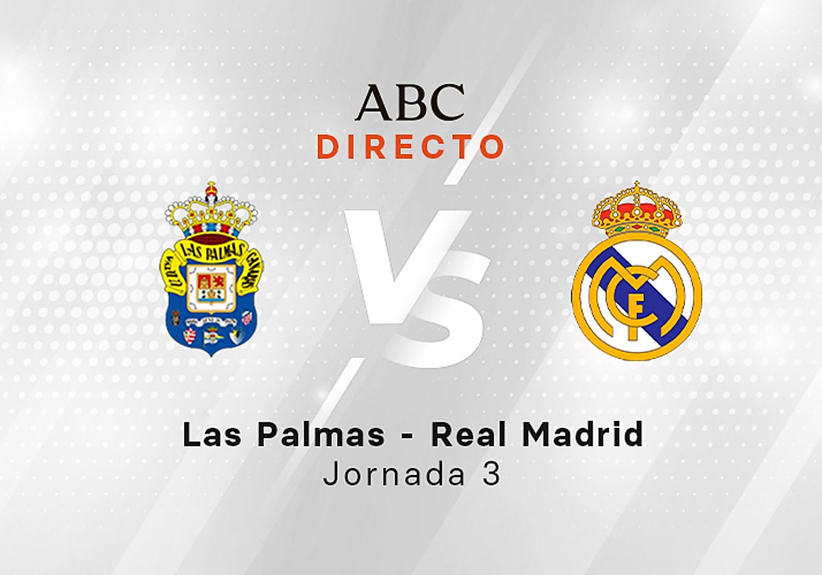Las Palmas - Real Madrid, estadísticas del partido