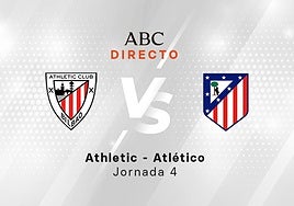 Athletic - Atlético de Madrid, estadísticas del partido