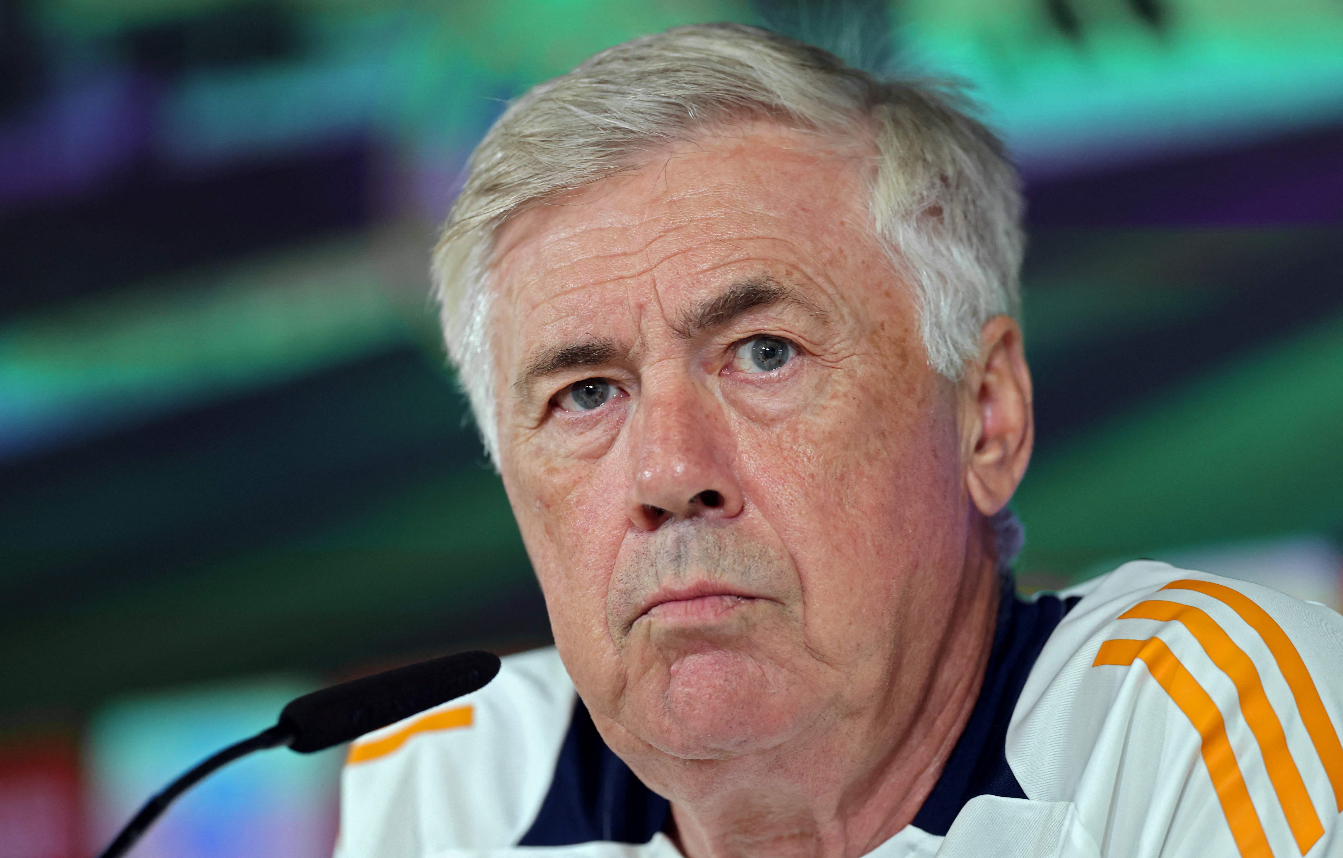 Carlo Ancelotti, en la rueda de prensa previa al Real Madrid - Real Betis