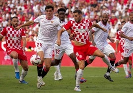 Sevilla - Girona: Inofensivo en las áreas y abonado a la bronca de la grada (0-2)