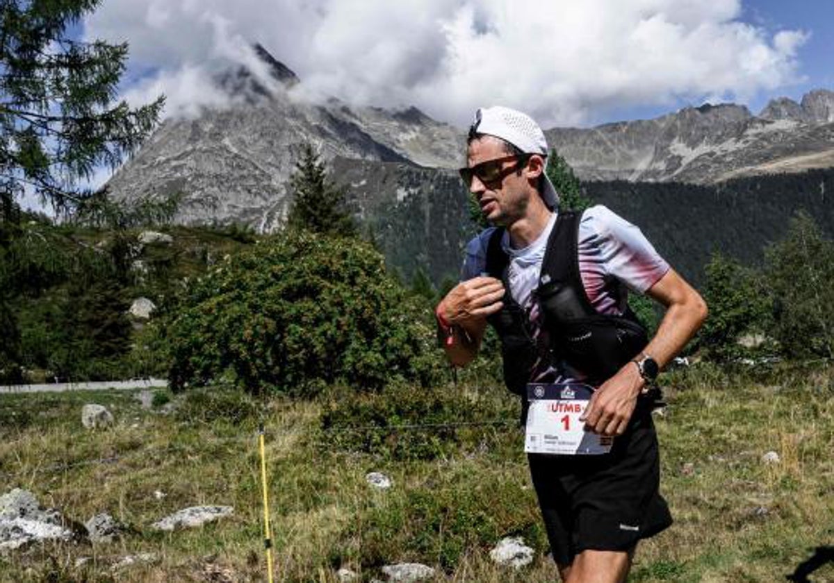 Jornet, durante el Ultra Trail del Mont Blanc