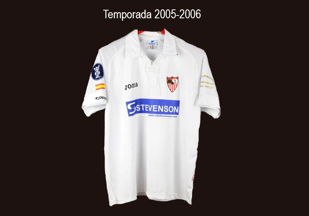 Las segundas camisetas del Sevilla F. C.