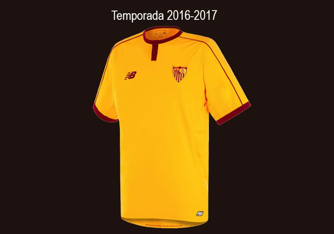 Las segundas camisetas del Sevilla F. C.