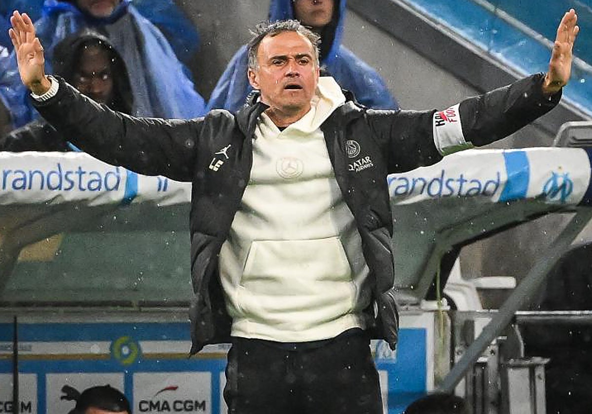 Luis Enrique, entrenador del PSG