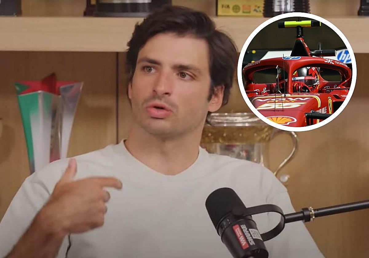 Carlos Sainz, en 'Nude project podcast'