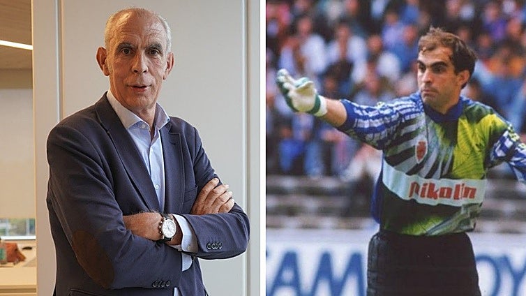 Andoni Cedrún: el histórico portero de la Recopa del Zaragoza se fue a los seguros