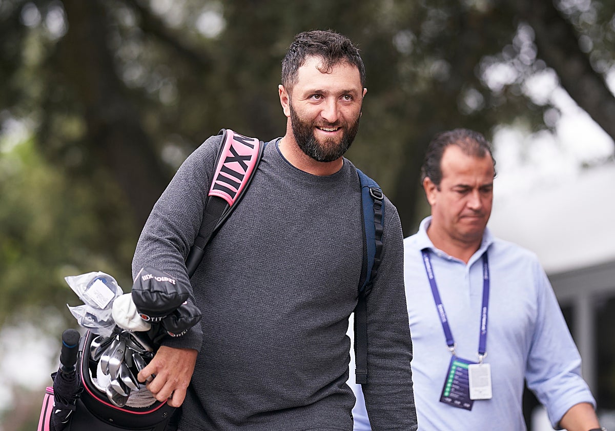 Jon Rahm, hoy en Madrid