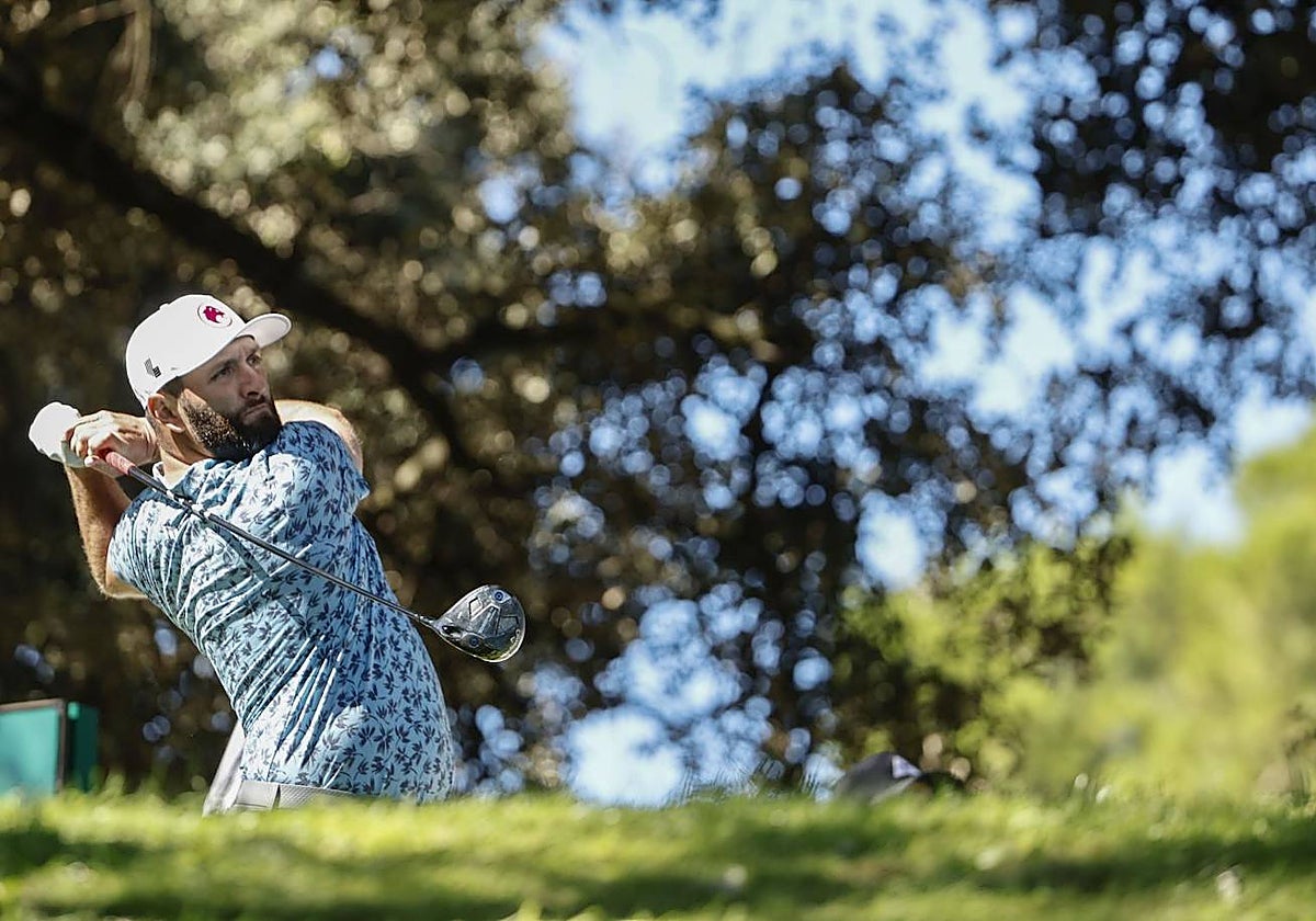 Jon Rahm durante la tercera jornada del Abierto de España