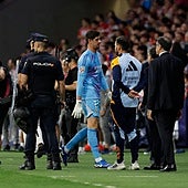 Así se suspendió el partido: mecheros, ultras enmascarados en el césped y el «pensemos» de Simeone