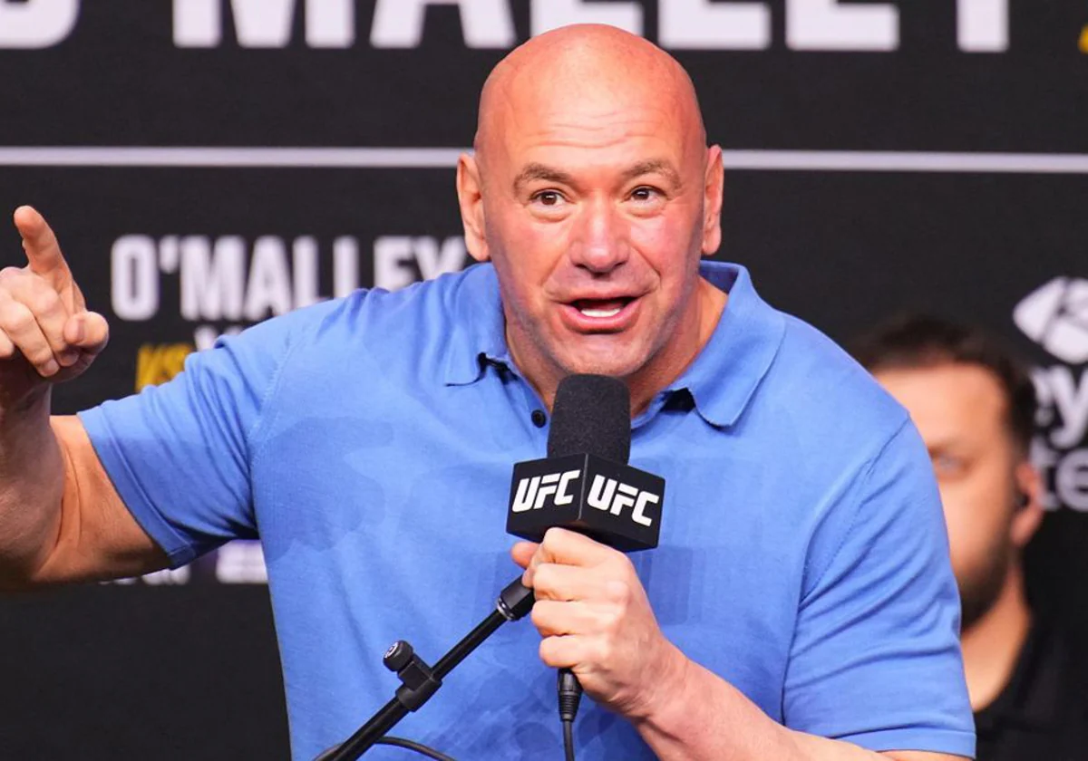 El CEO de la UFC, Dana White, en rueda de prensa