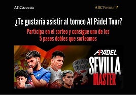 Consigue una entrada doble para disfrutar del A1 Pádel Santander Sevilla Máster