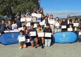 José Luis Ríos y Alma Chamorro ganaron el Premio Diputación de Orense de Optimist