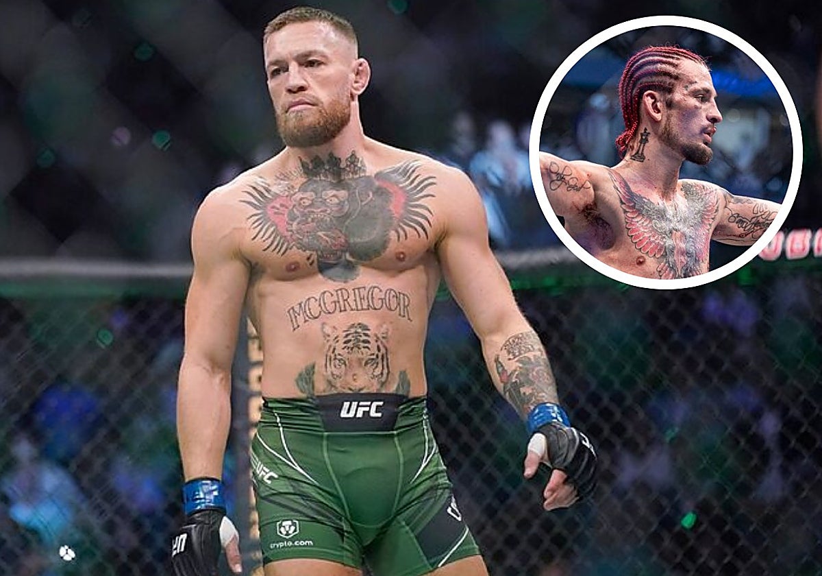 Conor McGregor. En el círculo, Sean O'Malley