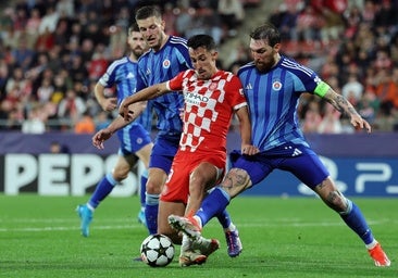 El Girona abre su cuenta de triunfos en la Champions