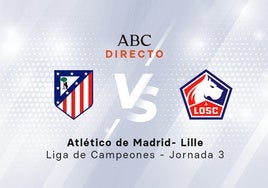 Atlético - Lille, estadísticas del partido