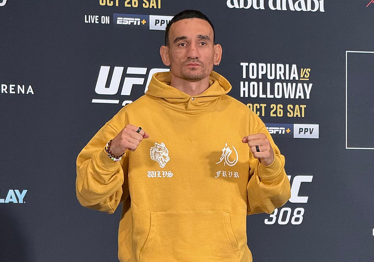 Max Holloway, tras la rueda de prensa
