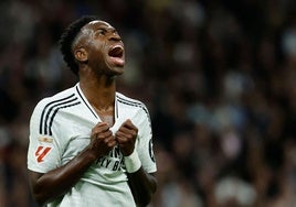 Vinicius toma la palabra tras los insultos racistas en el Bernabéu: «Lamentable lo que pasó ayer»