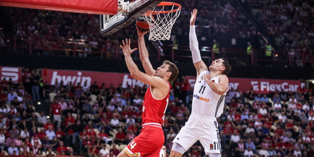 El Madrid desapareció ante el Olympiacos